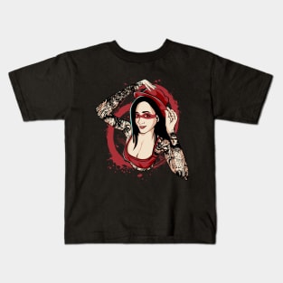 Lady Tattooed 3 Kids T-Shirt